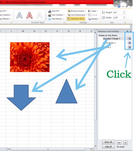 Selection Pane Function