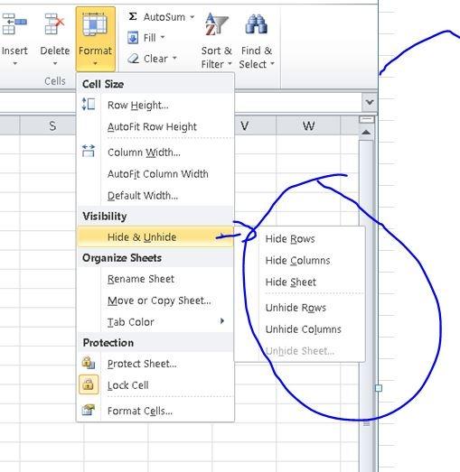 Excel में Hide & Unhide Function क्या है
