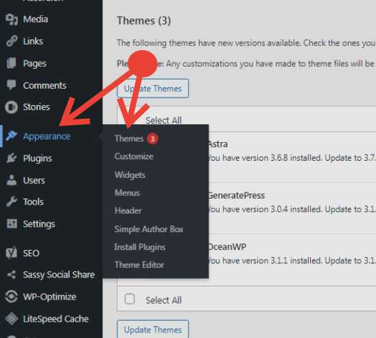 Theme Change और Update कैसे करते है