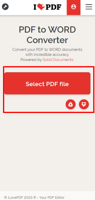 Mobile में PDF File को Word Software Open  